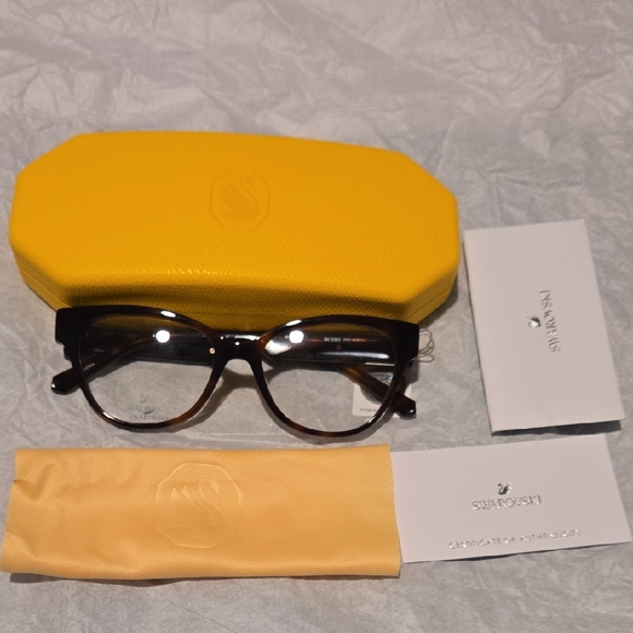 Swarovski Tortoiseshell Glasses Model SK 5392 052 main image 10
